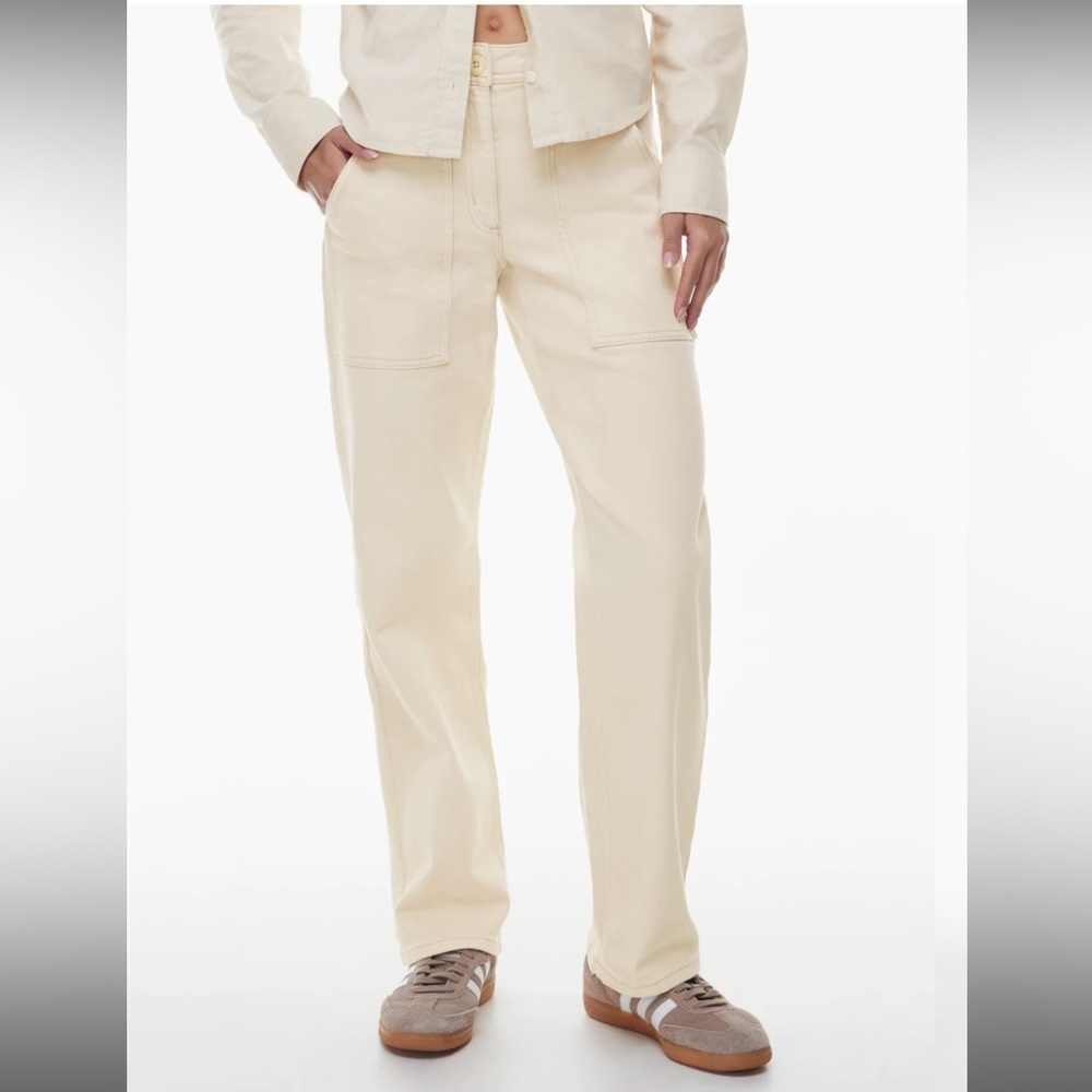 Wilfred Cream Wide Leg Pants - Picture 3 of 9